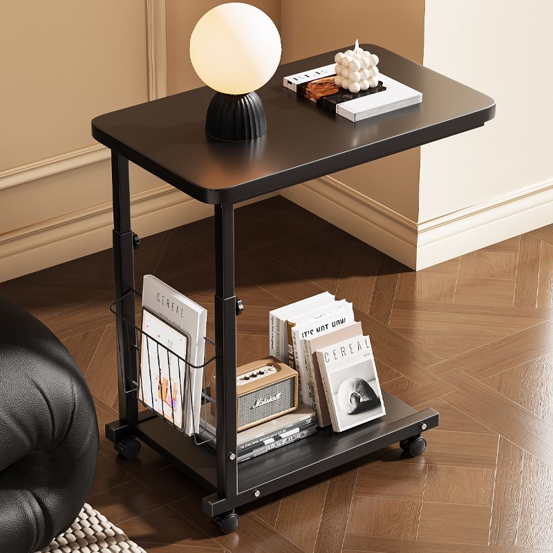 中古风小推车置物k架可移动客厅复古茶几卧室餐边餐车意式收纳架