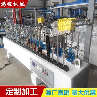 异型密度板线条包覆机皮革硬包相框PVC包覆机PUR热熔胶覆膜机