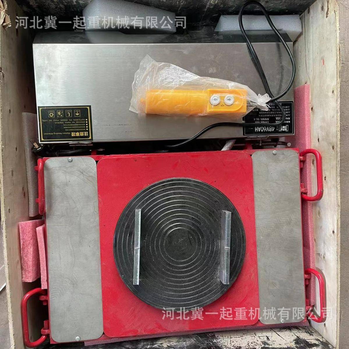 冀一电动有线控制万向重型电动搬运坦克车直行起重小坦克地坦克