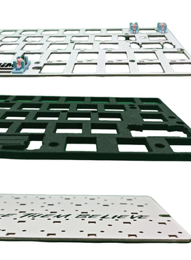 HMZ内胆（61/64键）带灯主板 带灯定位板 游戏 客制化键盘 二次元