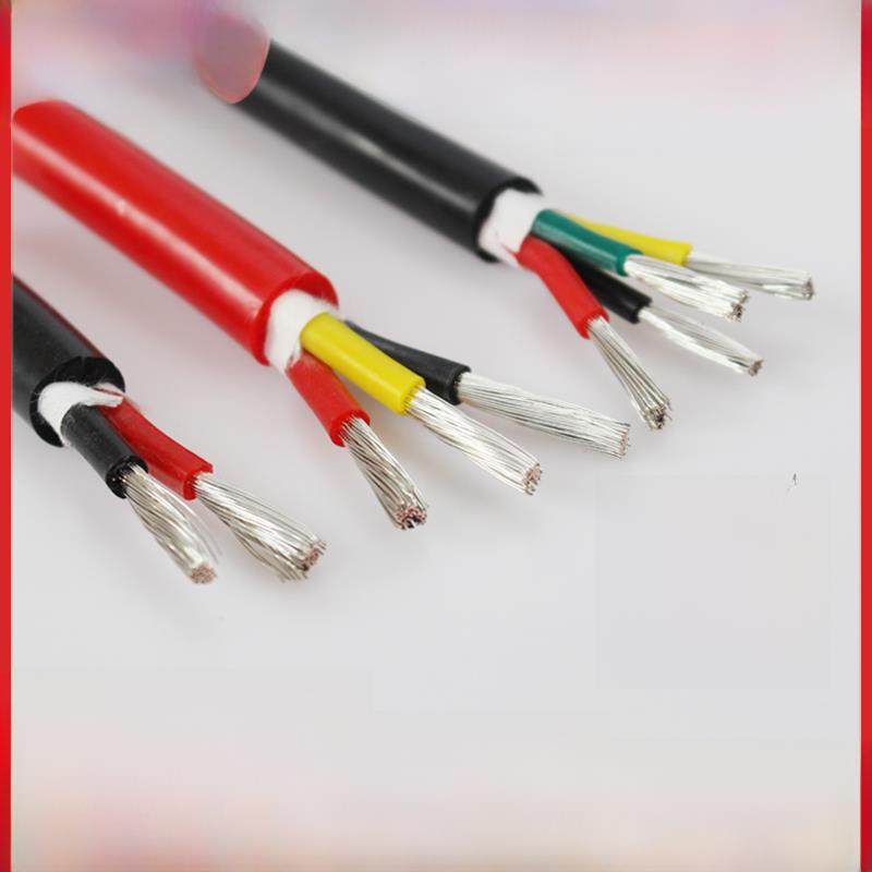 国标特软硅胶线2芯3芯4芯0.5/1/1.5/2.5耐高温电缆线防冻护套电源