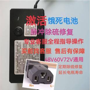 【激活饿死电池】电动车电瓶激活器铅酸电池脉冲修复器486072通用