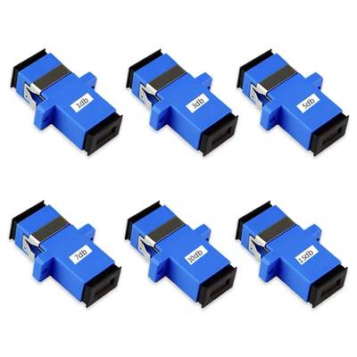 光纤耦合器衰减器1dB 5db 7dBb 10db 15dbSC头固定式光衰适配器