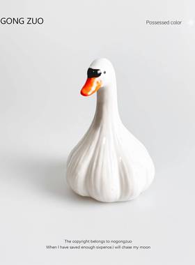 “蒜了鸭 没什么大不了的”创意治愈系桌面摆件搞怪节日生日礼物