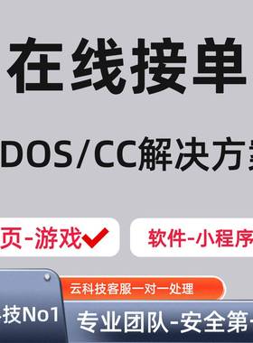 DDos攻击服务防御软件游戏网站服务器、防御ddos攻击漏洞扫描服务