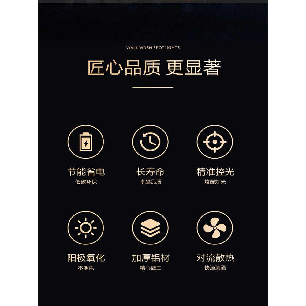 LED60W新款珠宝射灯加亮展览展示灯挂钩式门市店铺中性智能轨道灯