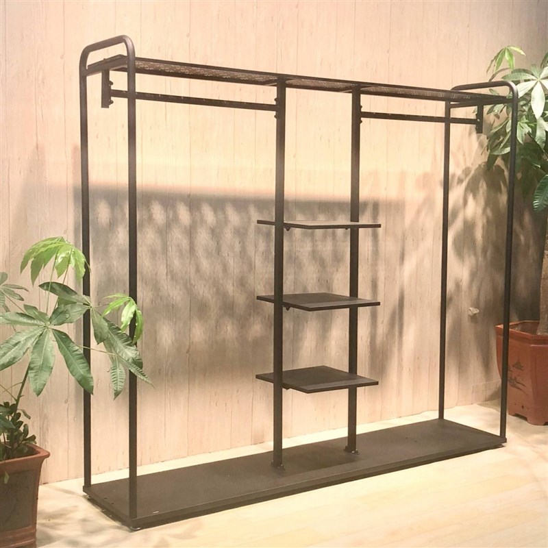 挂衣架落地衣帽架家用阳台凉衣卧室多功能简易挂衣服架子落地衣柜