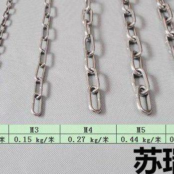 正宗304不锈钢链条 宠物链 铁链 静电链 装饰链 吊灯链 鹰链12mm