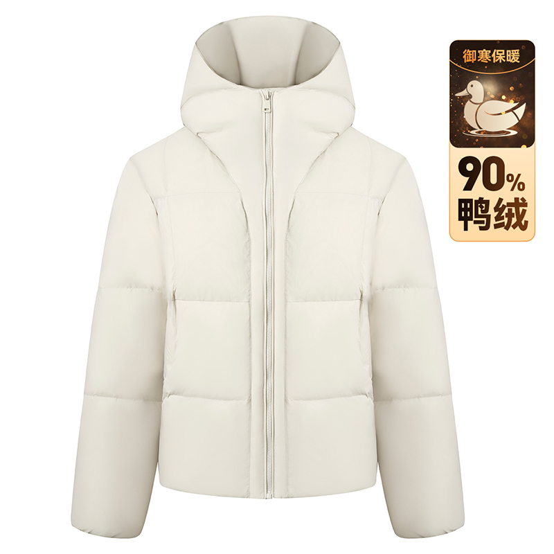 冬季新款羽绒服女短款连帽加厚抗寒休闲面包服泡关外套潮H243632