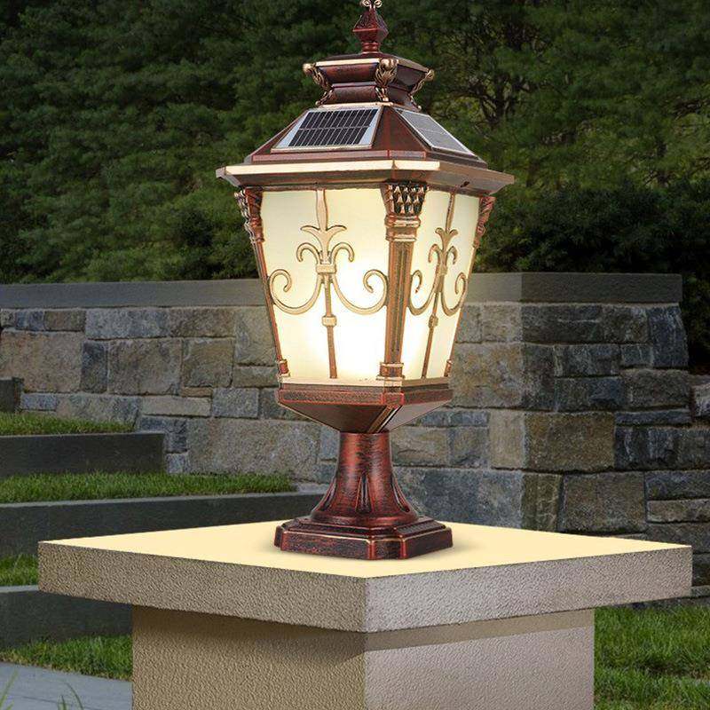 太阳能灯别墅门柱灯户外围墙柱子灯室外灯欧式墙头灯led灯超亮,家装灯饰光源,道路灯具/智慧路灯/智慧灯杆,淘宝优惠券,粉丝福利购,淘宝优惠卷