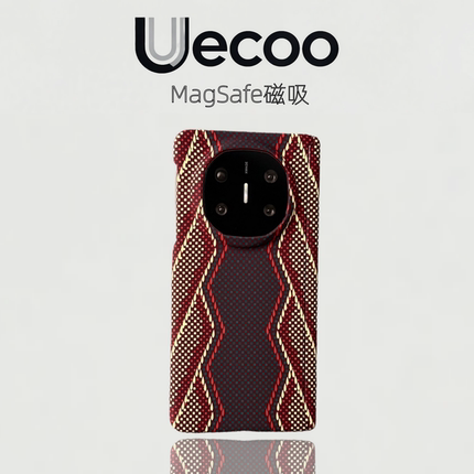 【Uecoo原创家】轻奢凯夫拉纹保护套适用于VIVOxfold5磁吸超薄全包带中轴折叠屏XFold3手机壳xfold3pro高级感