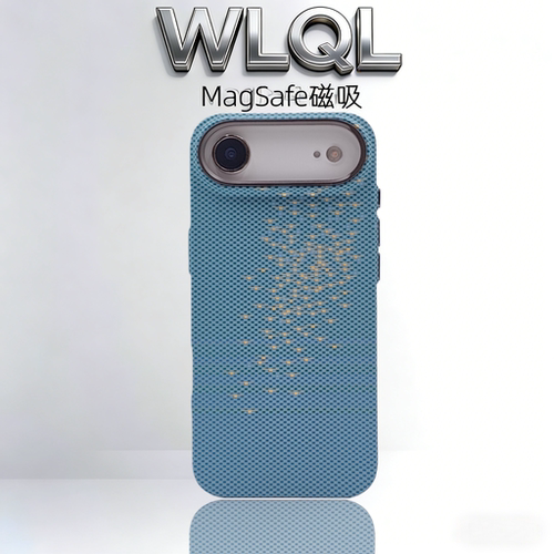 【WLQL原创家】碳纤维纹适用苹果Air凯夫拉纹超薄高级17promax手机壳iphoneair磁吸保护套15pm防摔轻薄硬PC壳