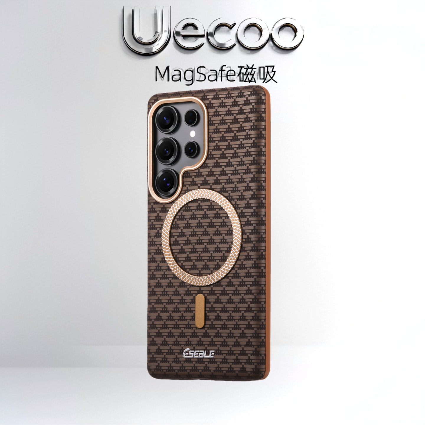 【Uecoo原创家】小众简约凯夫拉纹适用三星Galaxy s25ultra碳纤维纹磁吸手机壳S24plus防摔s25+立体源纹硬壳,3C数码配件,手机保护套/壳,淘宝优惠券,粉丝福利购,淘宝优惠卷