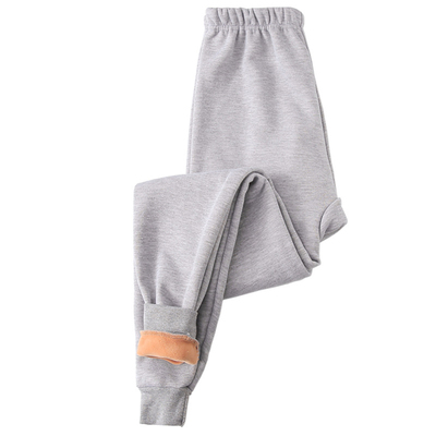 胖童保暖裤男童大童加厚加绒秋裤胖童宽松加大居家内裤打底棉毛裤