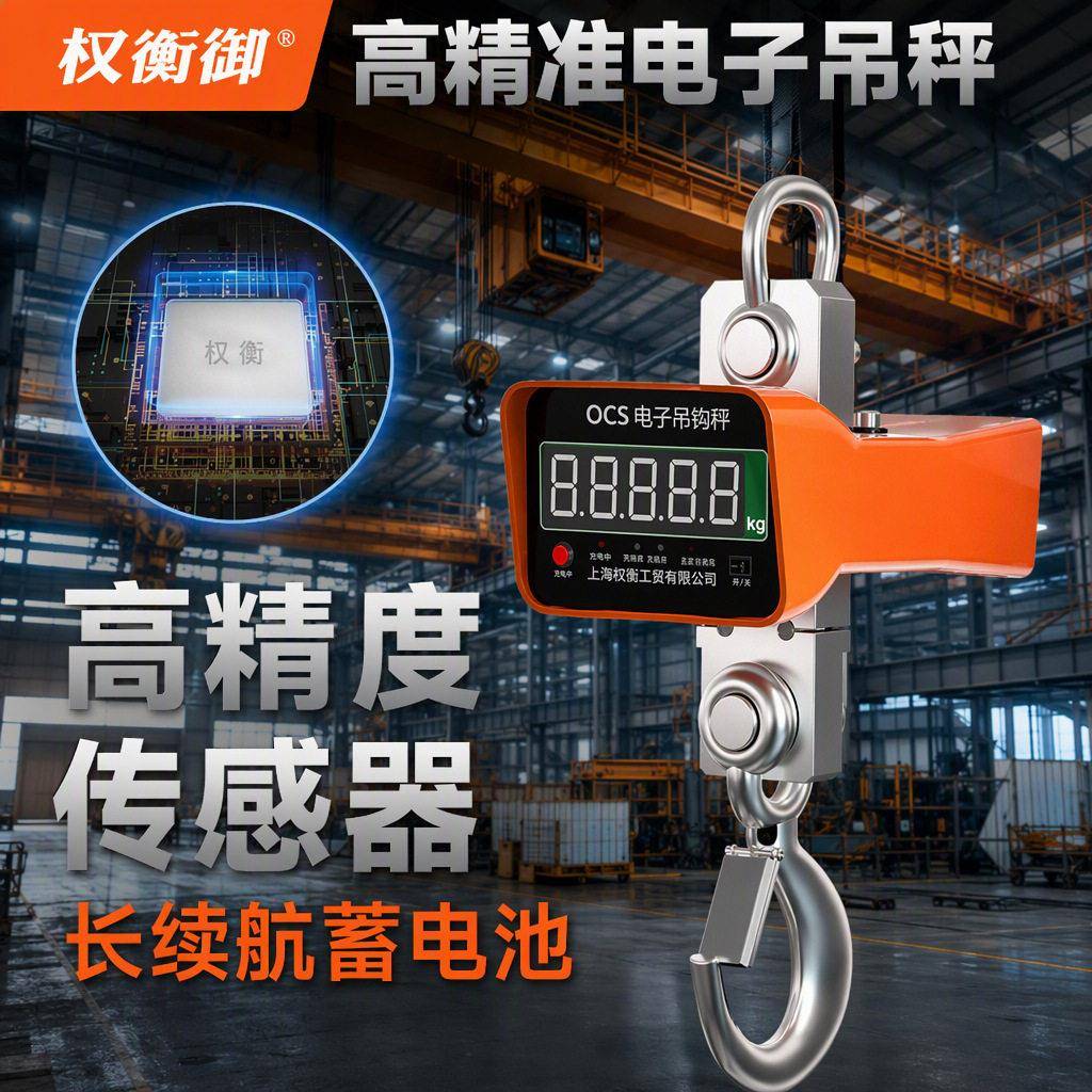 电子吊称2吨3吨5吨10吨20吨30吨50吨直视无线防水带打印吊磅