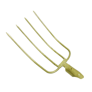 叉子农用钢叉草叉粪叉全钢一体四股叉垃圾三齿铁叉子秸秆叉翻地叉