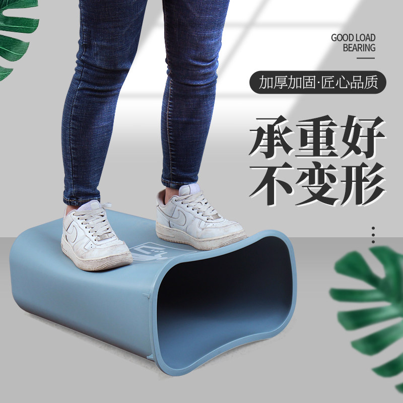 垃圾桶大号办公室无盖商用写字楼5L升长方形加厚塑料工业用筒l