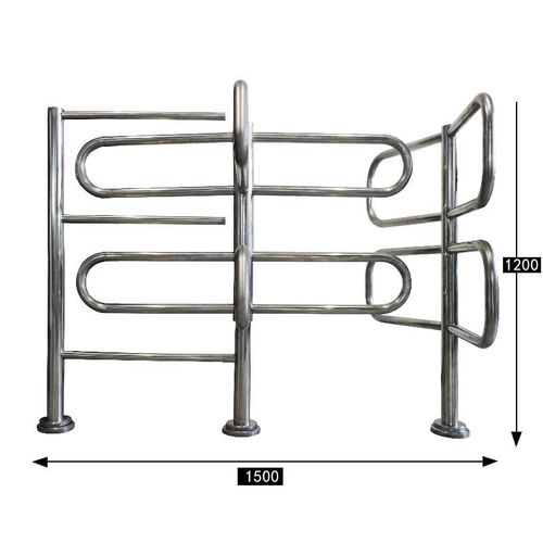 工地单向旋转门手动转闸半高全高小区门禁器十字转门闸机