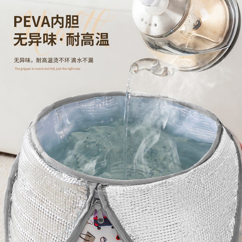 新款熏蒸泡脚桶过小腿可折叠便携式泡脚袋保温家用旅行泡脚桶