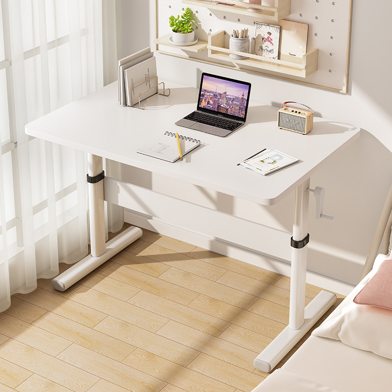 手摇升降桌电脑桌电竞桌儿童学习桌书桌卧室家用台式写字桌电脑桌