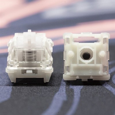 佳达隆磁白轴线性手感MD适轴体OM 尼龙适配机械键盘Wooing