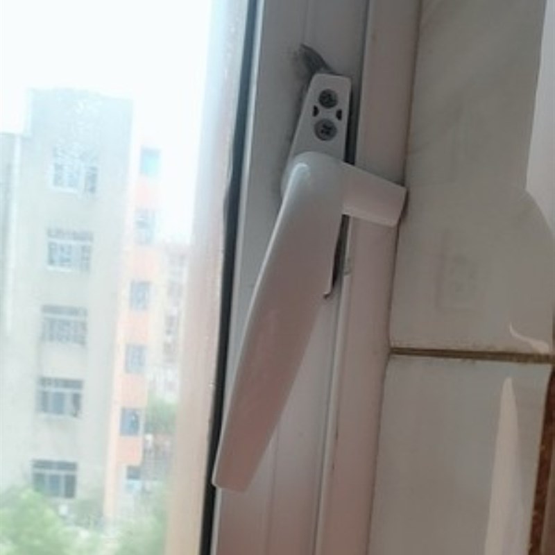 彩铝窗把手推拉窗户执手塑钢型单点锁扣门窗拉手平窗老式