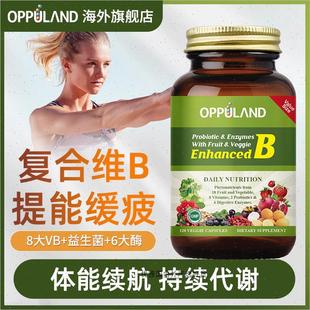 Oppuland复合维生素B族女性b1b2b6b12益生菌新陈代谢男士 提高vbR