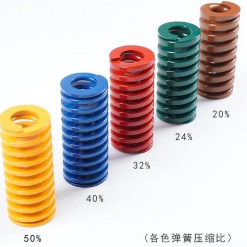 模具弹簧 矩形压缩合金钢弹黄 合金弹王 绿色防震扁钢丝弹簧60