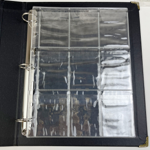 吧唧收藏册徽章像章收纳本挂件收藏小圆盒硬币古币收藏夹