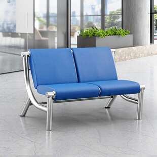 不锈钢机场椅三人连排座椅四人位排椅候诊区沙发公共区域等候椅子