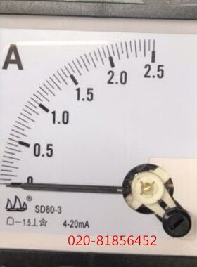 2L0DC2.5A66SD34  T220- -8MA直流电流表