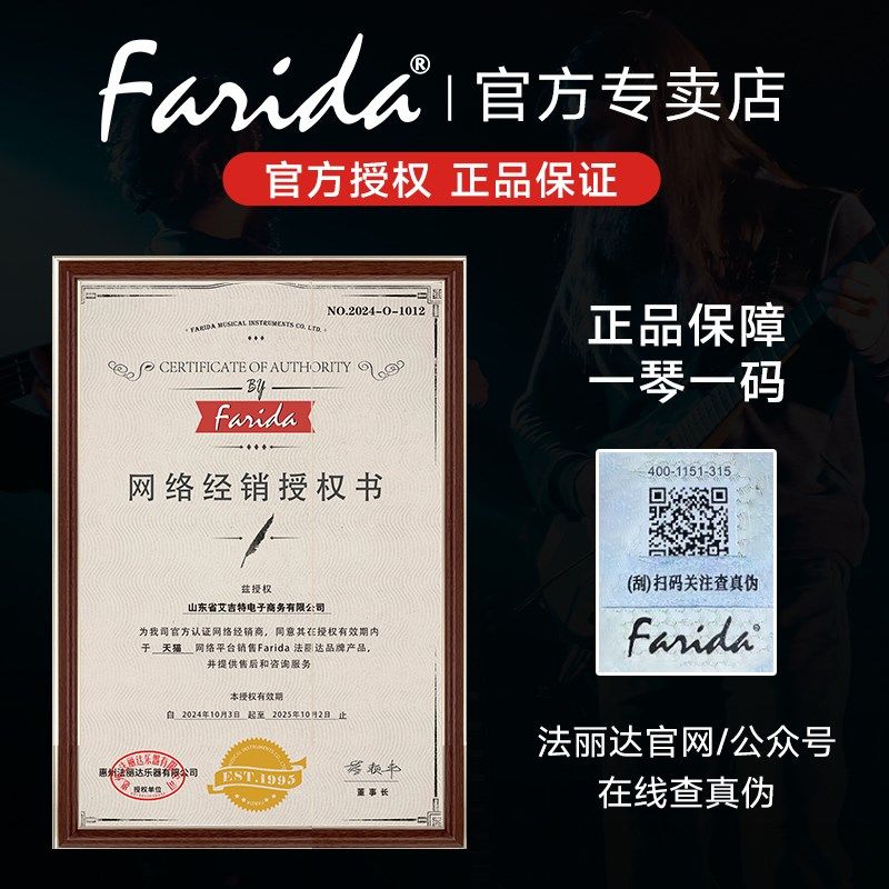 法丽达电吉他初学者儿童电吉他