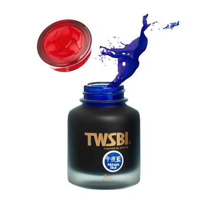 三文堂TWBI非碳素钢笔水彩色瓶装墨水堵笔伤笔 学生练字7