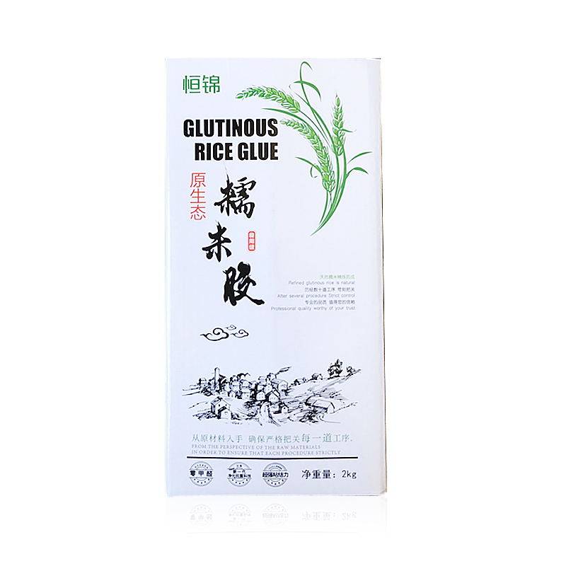 恒锦环保糯米胶基膜 2G实惠糯米粉墙纸壁纸胶水 专用糯米胶