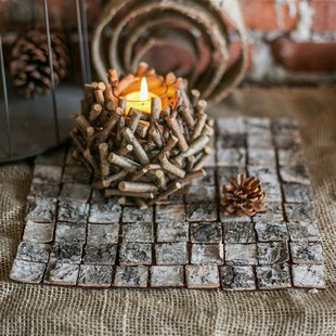 掬涵 天然白桦木皮 桦树皮 马赛克DIY装饰 ZKK森系拍摄道具