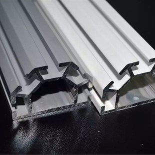 鑫淼展览铝材度八棱柱铝材槽立柱 半棱柱 一 大孔八棱柱