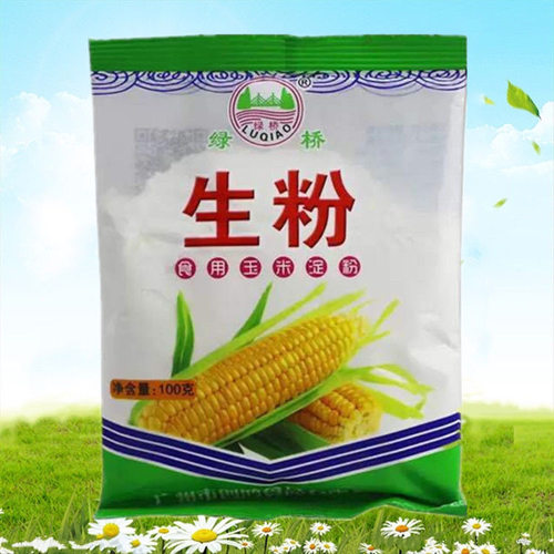 绿桥生粉100克玉米淀粉勾芡烹饪食用煎炸嫩肉玉米淀粉整箱正宗