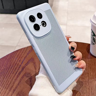 适用iQOOZ10Turbo手机壳超薄散热Z10TurboPro夏日透气iQOO全包防摔爱酷Z10Turbo简约蜂窝vivo高级感5G磨砂男