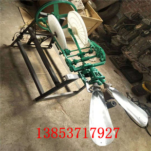 水稻草蒲草龙须草股绳编两股编织草绳机纺绳机草编机