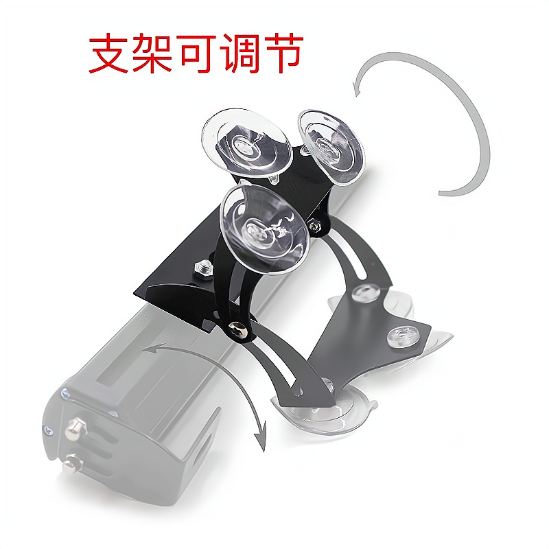超亮汽车led爆闪灯中控台警示灯开道无线变色中网灯吸盘灯12v/24v