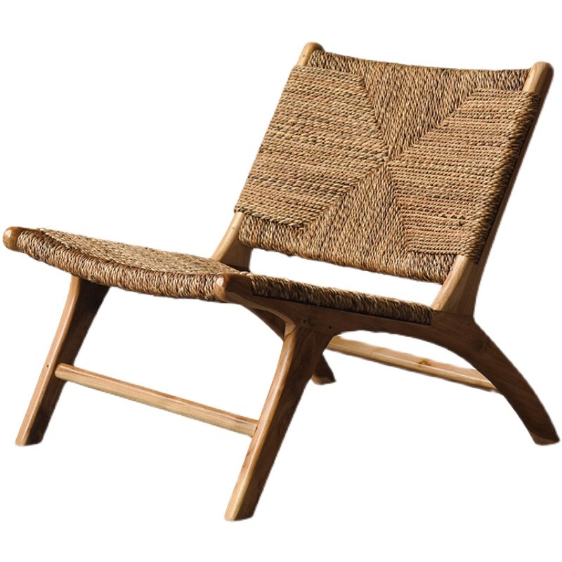 躺椅实木天然藤编沙发椅阳台民宿设计师家用诧寂风休闲椅子,住宅家具,折叠椅/躺椅,淘宝优惠券,粉丝福利购,淘宝优惠卷