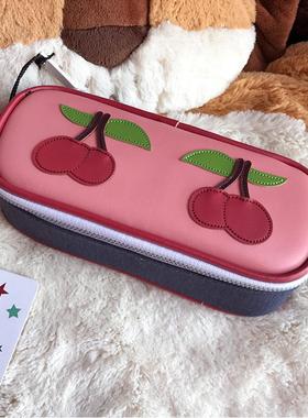 比利时jeune emie铅笔盒J小学生笔盒女孩儿童文具盒笔袋