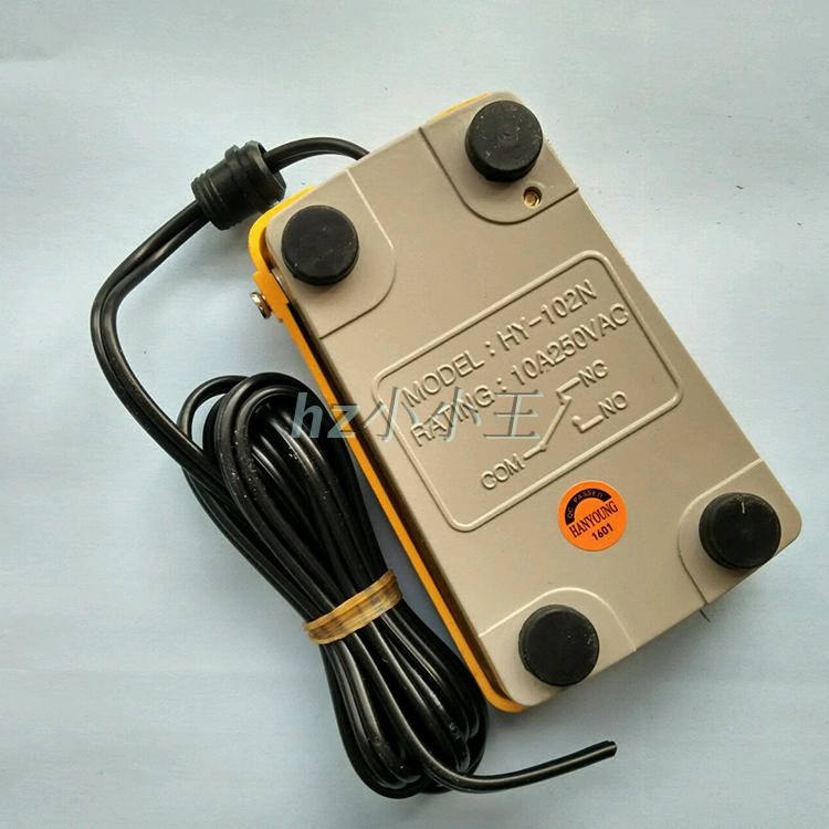 韩荣NUX脚踏关踏板 铝制外壳带线脚控制关 HY2N