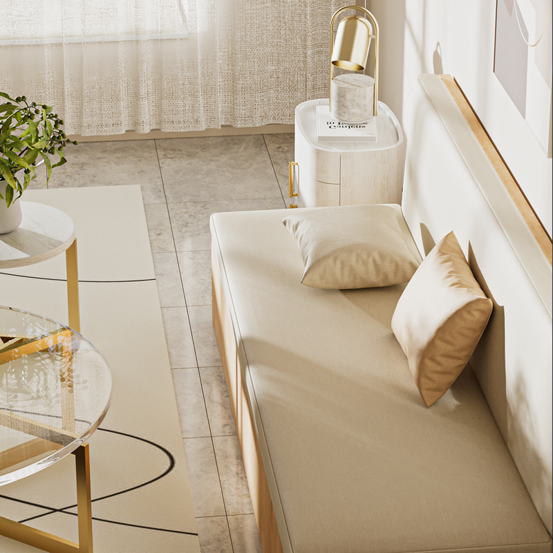 卡座坐垫软包定制靠背一体沙发现代in风餐厅椅防滑垫子