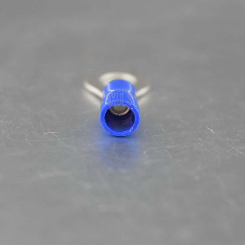 OT线鼻子 R2-L紫铜圆形预绝缘端头 冷压接线端子1个 圆型线耳