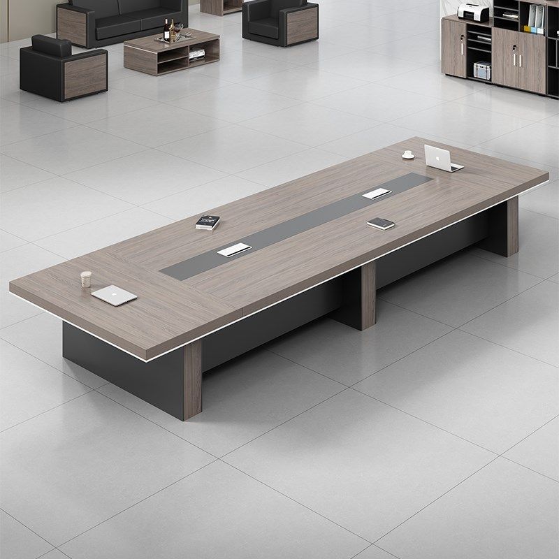 现代办公家具办公桌板式长方形大型会议桌长桌洽谈桌椅,商业/办公家具,会议桌,淘宝优惠券,粉丝福利购,淘宝优惠卷