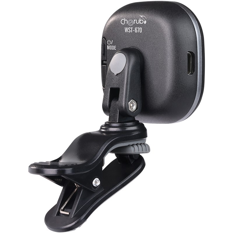 Cherub WT-电子调音器吉他小提琴尤克里里夹式校音充电