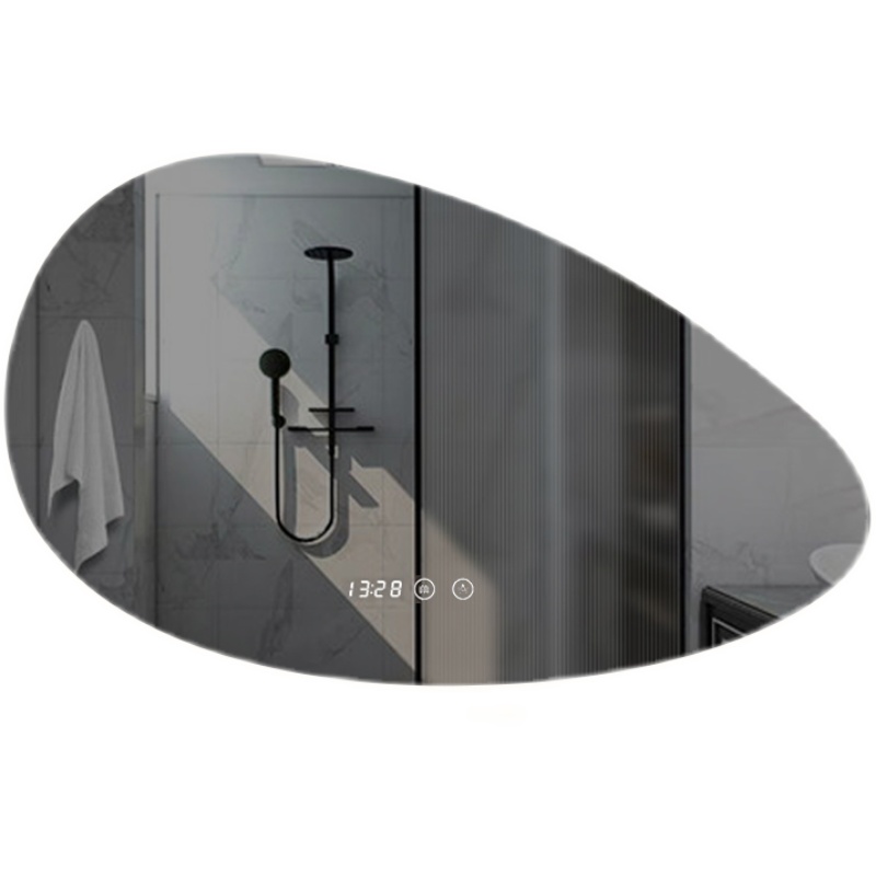 异形智能镜卫生间智能镜子触摸屏智能镜梳妆台个性创意镜子带灯