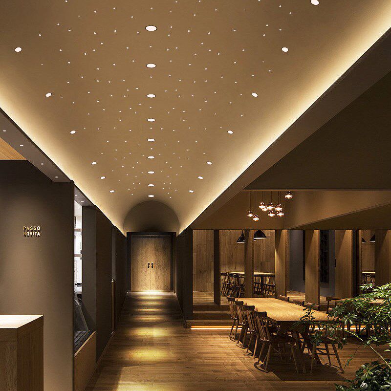 led迷你小射灯客厅卧室满天星天花灯嵌入式酒柜防眩牛眼灯2ww5w