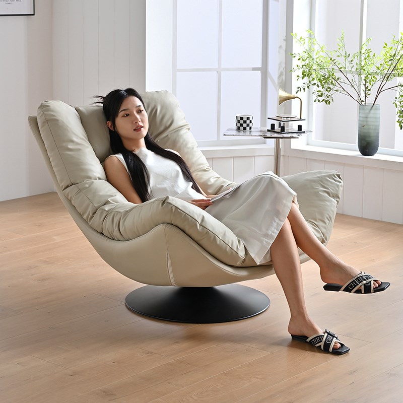 菲尚丽家单人沙发椅设计师客厅阳台休闲懒人沙发可睡可躺舒适单椅